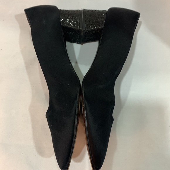 Stuart Weitzman Black Shimmer Heels Pumps - Picture 4 of 7